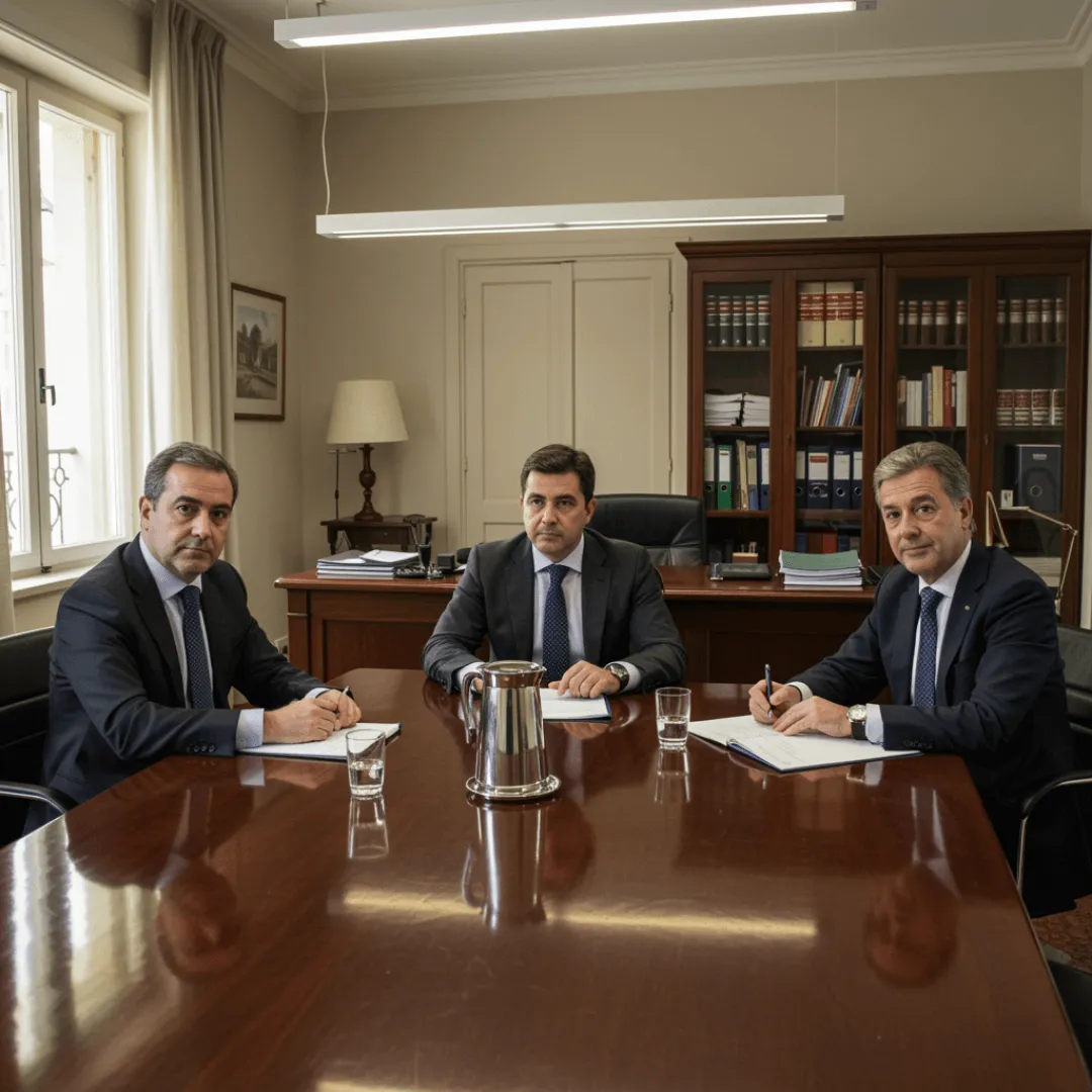 Equipo legal analizando estrategia de SEO para abogados en España