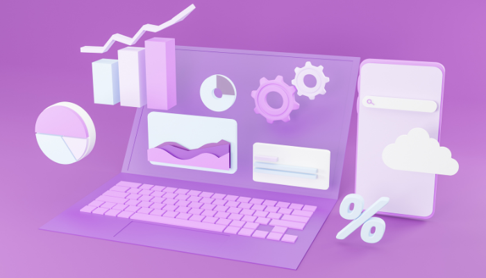 Ilustración que refleja la optimización y evolución en el mantenimiento web